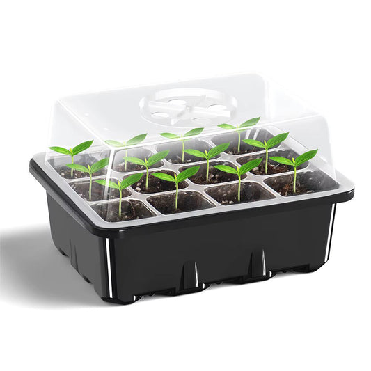 12 Cell Seed Tray with Humidity Cover